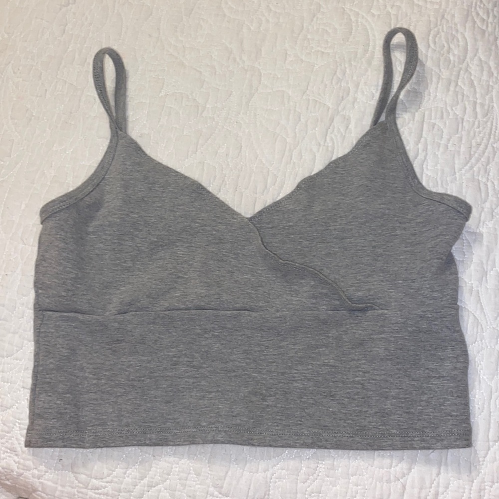 Shein Medium Gray Spaghetti Strap
